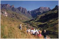 Guiding in the Drakensberg